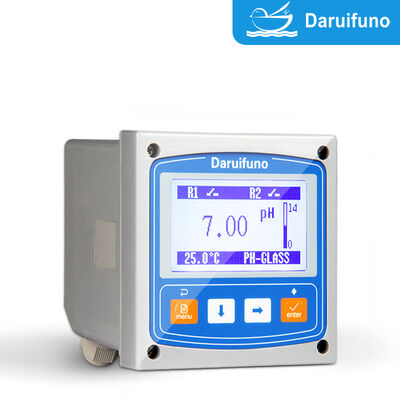 pH ORP Controller met Twee SPST Relais 3A 250V AC Hoog Laag Alarm Dosering Controle IP66 Paneelmontage pH ORP Analyzer