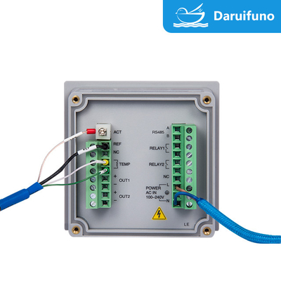Online PH / ORP-zender met RS485 Twee relais 0/4 ~ 20mA Uitgang voor rioolwater of drinkwater