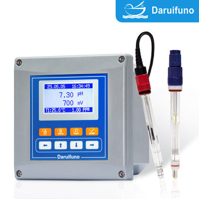 Dual Channels Analoog PH En ORP Controller Met RS485 En Twee Relais Waterbehandeling