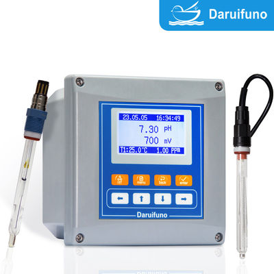 Dual Channels Analoog PH En ORP Controller Met RS485 En Twee Relais Waterbehandeling