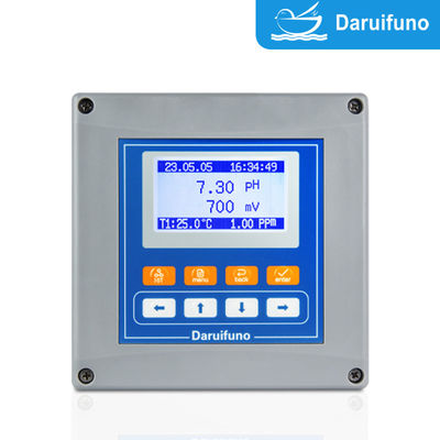 Dual Channels Analoog PH En ORP Controller Met RS485 En Twee Relais Waterbehandeling