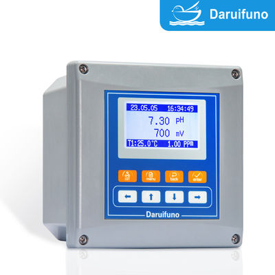 Dual Channels Analoog PH En ORP Controller Met RS485 En Twee Relais Waterbehandeling