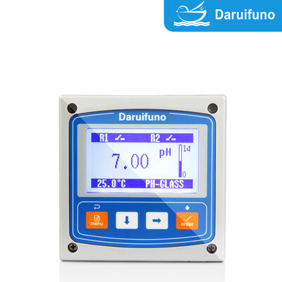 RS485 Modbus RTU pH ORP-controller met dubbele 4-20mA-uitgang en IP66-paneelmontage voor online pH-ORP-analysator