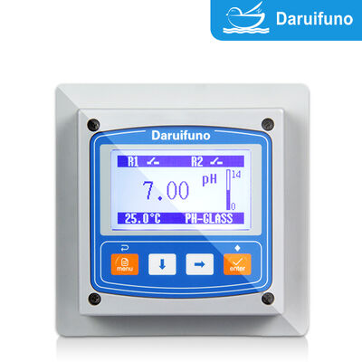 RS485 Modbus RTU pH ORP-controller met dubbele 4-20mA-uitgang en IP66-paneelmontage voor online pH-ORP-analysator